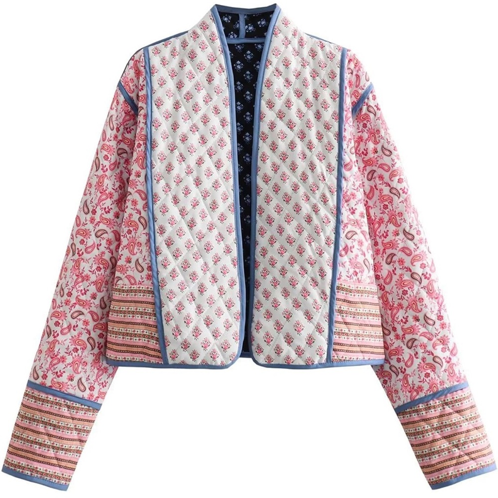 Floral Quilted Women's Jacket